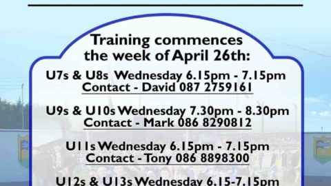 Juvenile Training Schedules and Contacts