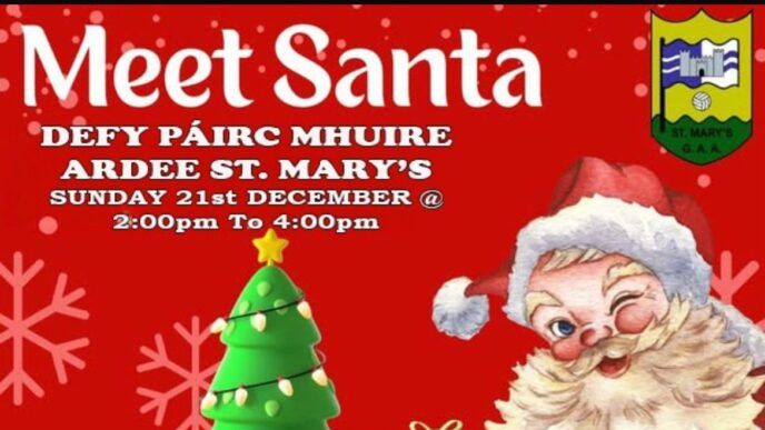 🎅 Meet Santa at Ardee St. Mary’s! 🎄